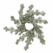 Snowy Silver Bells Candle Ring - 2"