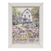 Farmhouse Flower Garden Framed Print - 12"x16"