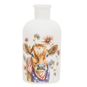 Stars & Stripes Farm Animal Glass Bottle  (3 Count Assortment)
