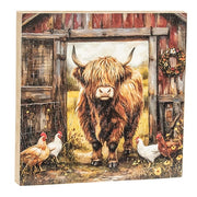 Highland & Hens Square Block - 6"  (2 Count Assortment)