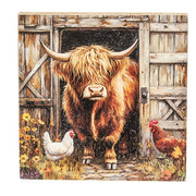Highland & Hens Square Block - 6"  (2 Count Assortment)