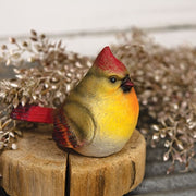 Resin Female Cardinal Figurine - 4"H