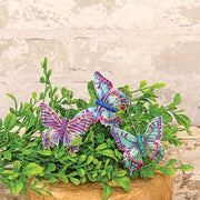 Fabric Butterfly Clip  (Pack of 12) (3 Count Assortment)
