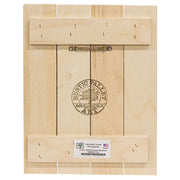 Winter Welcome Cow Pallet Art - 9" x 12"