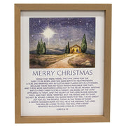 Luke 2:6-12 Framed Print - 12" x 15"
