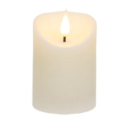 Ivory Blow Out Timer Pillar - 3" x 4"