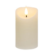 Ivory Blow Out Timer Pillar - 3" x 5"