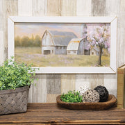 Spring Countryside Framed Print - 12"x24"