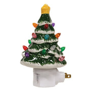 Ceramic Christmas Tree Nightlight  (4 Count Assortment)