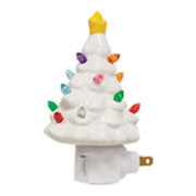 Ceramic Christmas Tree Nightlight  (4 Count Assortment)
