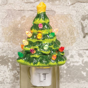 Ceramic Christmas Tree Nightlight  (4 Count Assortment)