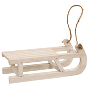 Small Painted Wooden Sled  (3 Count Assortment)