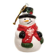 Ceramic Snowman Ornament  (3 Count Assortment)