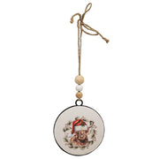 Merry Moo Beaded Round Ornament  (3 Count Assortment)