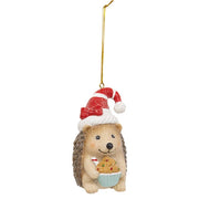 Resin Holiday Baking Hedghog Ornament  (2 Count Assortment)