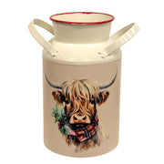 Holiday Highland Milk Can  (2 Count Assortment)