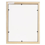 Woodland Snowman with Broom & Potted Pine Framed Print - 10x8