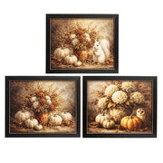 Woodland Pumpkins Framed Print - 8x10  (3 Count Assortment)