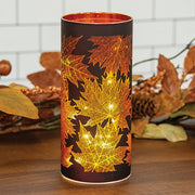 Maple Leaf Luminary with LED Lights
