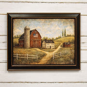 Olde Flag Barn Homestead Framed Print - 16x12