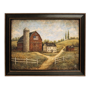 Olde Flag Barn Homestead Framed Print - 16x12