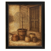 Homespun Primitive Farm Framed Print - 12x8  (3 Count Assortment)