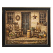 Homespun Primitive Farm Framed Print - 12x8  (3 Count Assortment)