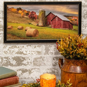 Autumn Breeze Framed Print - 16"x8"