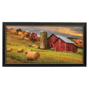 Autumn Breeze Framed Print - 16"x8"