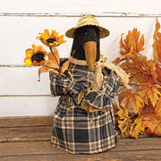 Constance Stuffed Crow with Sunflowers