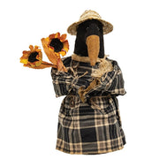 Constance Stuffed Crow with Sunflowers