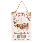 Sleigh Rides - North Pole - Candy Cane Ornament  (3 Count Assortment)
