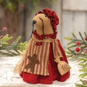 Mrs. Claus Mouse with Gingerbread Apron