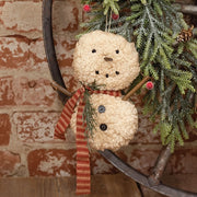 Sherpa Snowbaby Hanger With Ticking Scarf