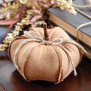 Stuffed Autumn Pumpkin with Seams - 6.5"