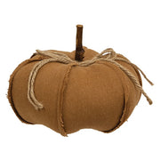 Stuffed Autumn Pumpkin with Seams - 6.5"