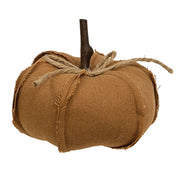 Stuffed Autumn Pumpkin with Seams - 5"