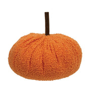 Stuffed Orange Chenille Pumpkin - 7.5"