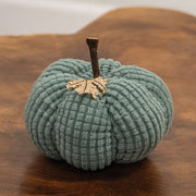 Teal Waffle Weave Pumpkin - Small