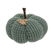 Teal Waffle Weave Pumpkin - Small