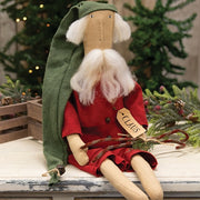 Winter Nap Santa Doll with Candy Canes
