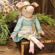 Penelope Pig Doll with Watering Can