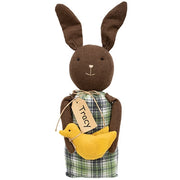 Tracy Chocolate Bunny Doll with Chick