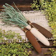 Stuffed Grassy Top Primitive Carrots (Set of 3)