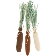 Stuffed Grassy Top Primitive Carrots (Set of 3)