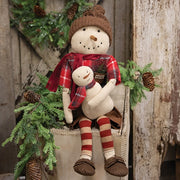 Corey Snowman Doll With Snowbaby