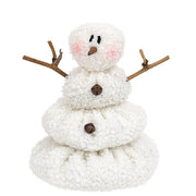 White Sherpa Melting Snowman - 6"H