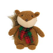 Cozy Christmas Stuffed Squirrel Sitter