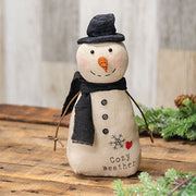 Cozy Weather Stuffed Top Hat Snowman
