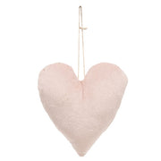Plush Velvet Heart Ornaments (Set of 3)